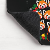 Tapis De Souris Red Panda Christmas Tree Funny Animal (Coin)