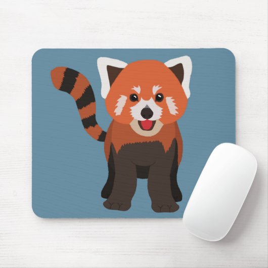 Tapis De Souris Red Panda Mousepad (Avec souris)