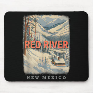 Tapis De Souris Red River New Mexico Nm Skiing Extravaganza Sd778