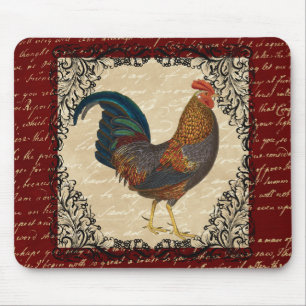 Tapis De Souris Red Rooster Vintage