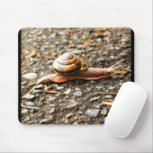 Tapis De Souris Red Snail on the Ground (Avec souris)
