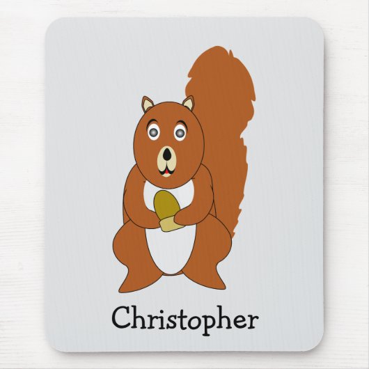 Tapis De Souris Red Squirrel Design (Devant)