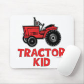 Tapis De Souris Red Tractor Kid (Avec souris)
