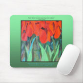 Tapis De Souris Red Tulips par dlgblack sofinee.com (Avec souris)