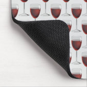 Tapis De Souris red wine in glass (Coin)