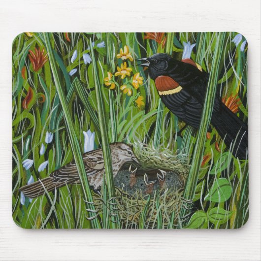 Tapis De Souris Red Wing Blackbird (Devant)