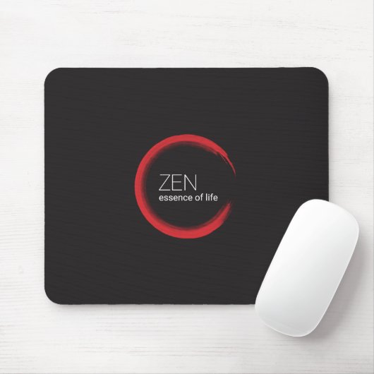 Tapis De Souris Red Zen Mousepad (Avec souris)