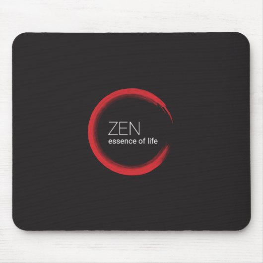 Tapis De Souris Red Zen Mousepad (Devant)