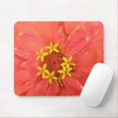Tapis De Souris Red Zinnia Macro Mousepad (Avec souris)