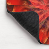 Tapis De Souris RedFractal Swirl Mousepad (Coin)