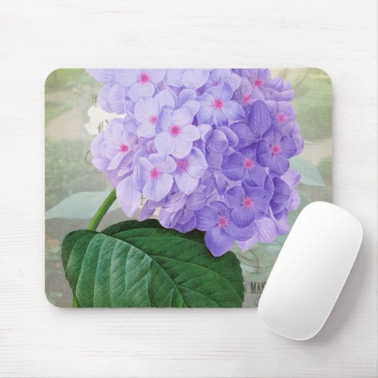 Tapis De Souris Redoute Purple Hydrangea Mousepad (Avec souris)
