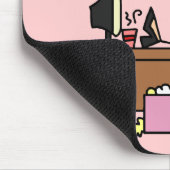 Tapis De Souris Redressez la première fois l'humour (Coin)