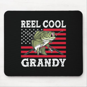 Tapis De Souris Reel Cool Grandy 4 juillet Drapeau américain Patri