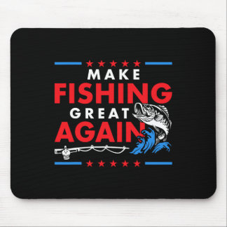 Tapis De Souris Refaire la pêche grande à nouveau Drôle de pêcheur