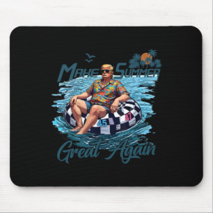 Tapis De Souris Refaire l'été plus grand Trump Vacances Hawaï Été