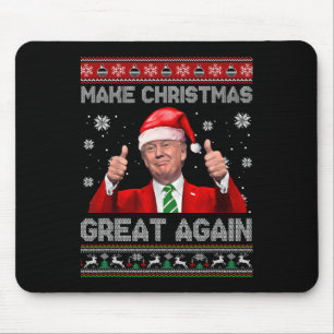 Tapis De Souris Refaire Noël Grande Encore Xmas Drôle Trump Pyjama