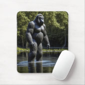 Tapis De Souris Reflet de Bigfoot dans l'eau (Avec souris)