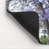 Tapis De Souris **"Reflets de jacaranda : bateaux-maisons sur le M (Coin)