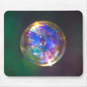 Tapis De Souris Réflexion de bulle flottante