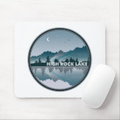 Tapis De Souris Réflexion de High Rock Lake North Carolina (Avec souris)