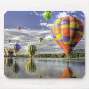 Tapis De Souris Réflexions de course de ballon