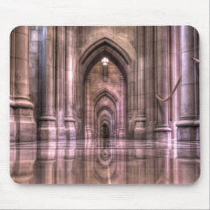Tapis De Souris Réflexions de la cathédrale nationale de Washingto