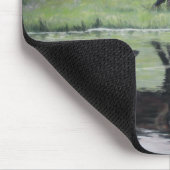 Tapis De Souris Réflexions - mousepad noir de cheval (Coin)
