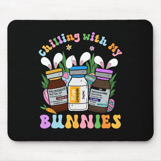 Tapis De Souris Refroidissement Avec Mes lapins Icu B52 Med Surg N (Devant)
