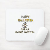 Tapis De Souris Refroidissez et détendez-vous Happy Halloween Coll (Avec souris)