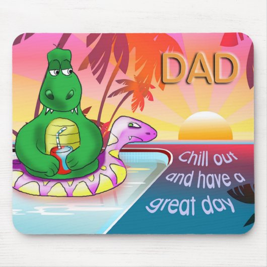 Tapis De Souris refroidissez le papa (Devant)