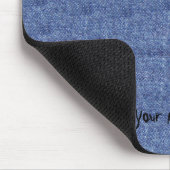 Tapis De Souris Regard de denim et votre nom (Coin)