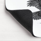 Tapis De Souris Regard drôle gothique F Corbeau F Style décontract (Coin)