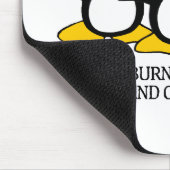 Tapis De Souris Regard fixe brûlant des pingouins Mous… - (Coin)