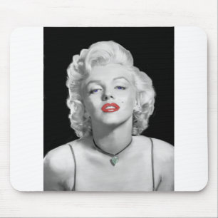 Tapis De Souris Regard MIC01BWRD-V3 de l'émeraude Heart.tif