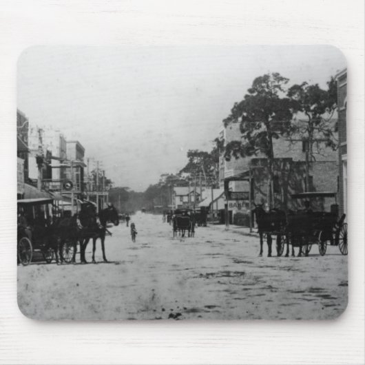 Tapis De Souris Regard occidental sur la rue de Flagler (Devant)