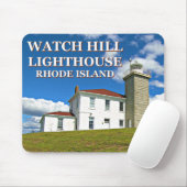 Tapis De Souris Regarde Hill Phare, Rhode Island Mousepad (Avec souris)