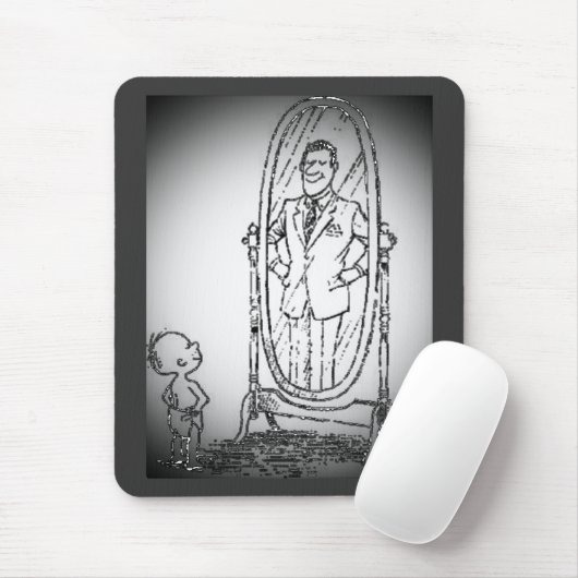 Tapis De Souris Regarder dans le miroir (Avec souris)
