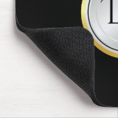 Tapis De Souris Regarder professionnel masculin avec Monogramme (Coin)