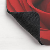 Tapis De Souris Regardez d'un rose rouge riche Mousepad de velours (Coin)