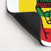 Tapis De Souris Reggae Shaka Main avec des citations positives (Coin)