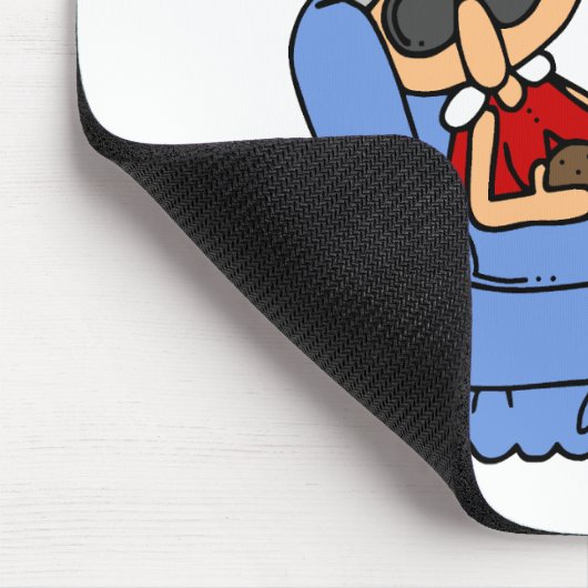 Tapis De Souris Régime équilibré de chocolat (Coin)