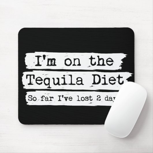 Tapis De Souris Régime Mousepad de tequila (Avec souris)