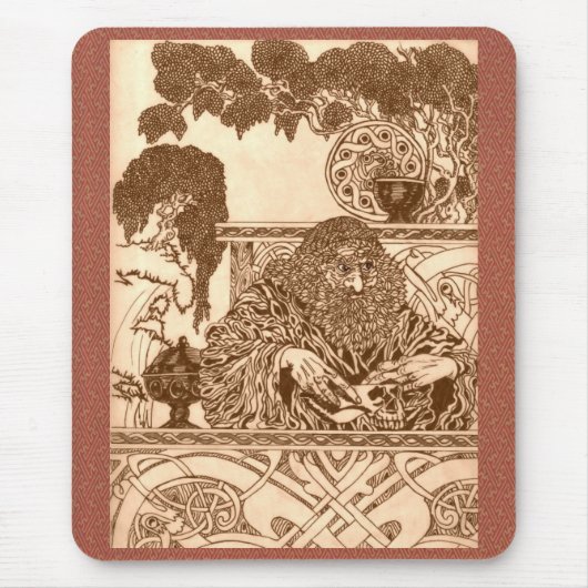 Tapis De Souris Région boisée de magicien (Devant)