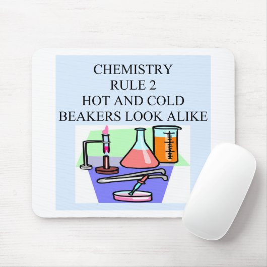 Tapis De Souris règle 2 de chimie (Avec souris)