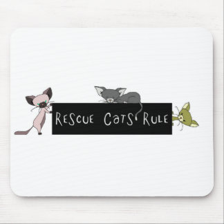 Tapis De Souris Règle de chats de délivrance !