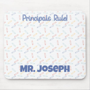 Tapis De Souris Règle du principal coloré personnalisable