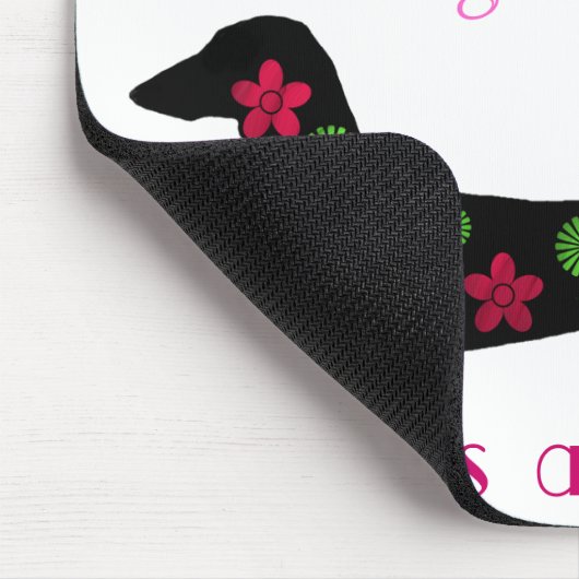 Tapis De Souris Règle Mousepad de teckels (Coin)