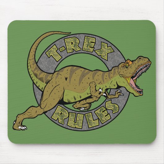 Tapis De Souris Règlement T-Rex Mousepad (Devant)