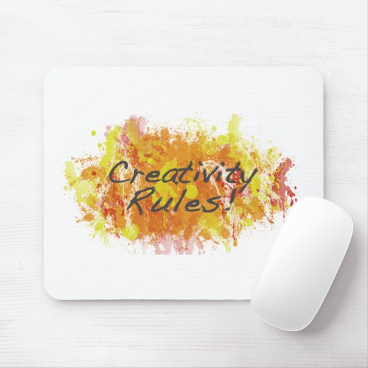 Tapis De Souris Règles de créativité ! (Avec souris)
