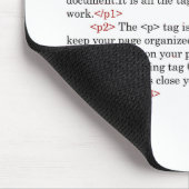 Tapis De Souris règles de HTML (Coin)